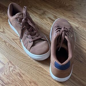 Levi’s Men’s 501 Brown Low-Top Sneakers | Casual Lace-Up | Size 10.5